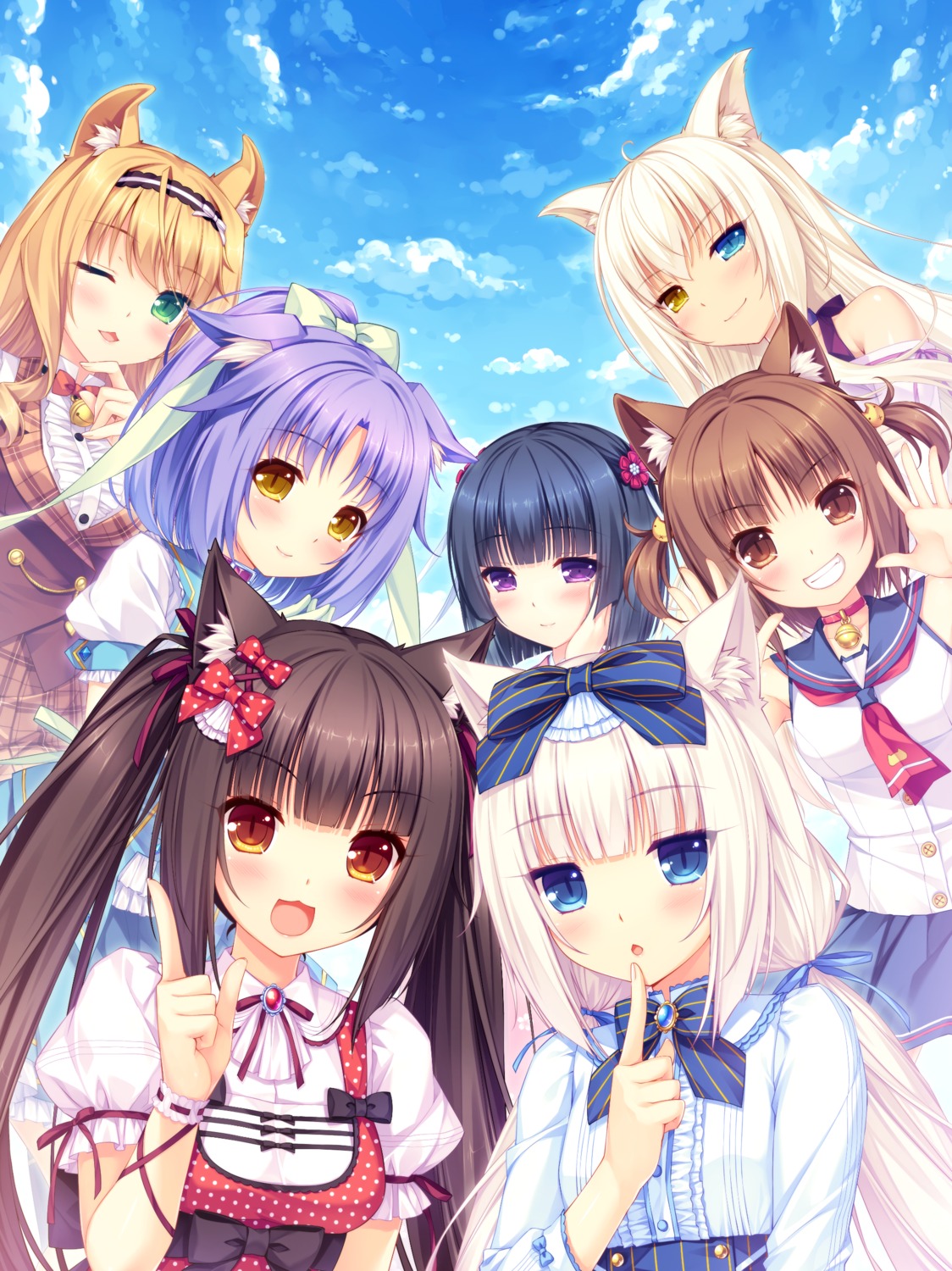 Neko Works Sayori Nekopara Azuki Chocola Cinnamon Nekopara Coconut